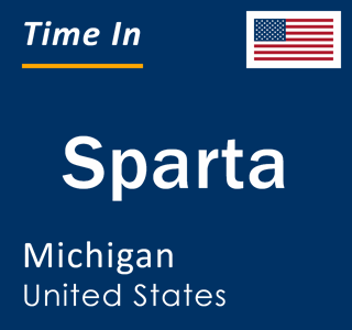 Current local time in Sparta, Michigan, United States