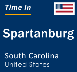 Current local time in Spartanburg, South Carolina, United States