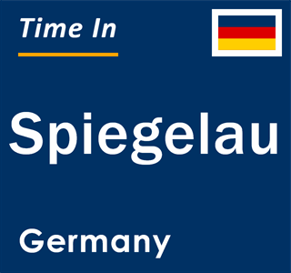 Current local time in Spiegelau, Germany