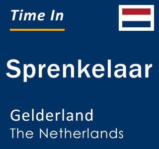 Current local time in Sprenkelaar, Gelderland, The Netherlands