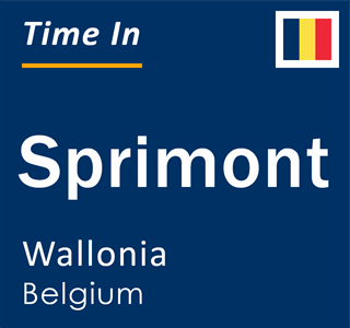 Current local time in Sprimont, Wallonia, Belgium