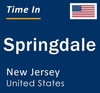 Current local time in Springdale, New Jersey, United States