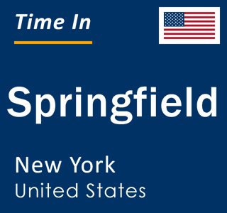 Current local time in Springfield, New York, United States