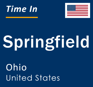 Current local time in Springfield, Ohio, United States