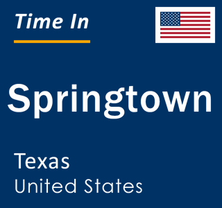 Current local time in Springtown, Texas, United States