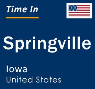 Current local time in Springville, Iowa, United States