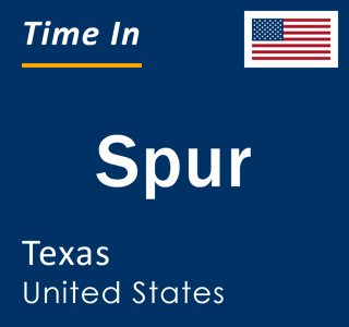 Current local time in Spur, Texas, United States