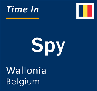 Current local time in Spy, Wallonia, Belgium