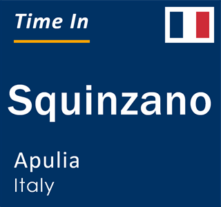 Current local time in Squinzano, Apulia, Italy