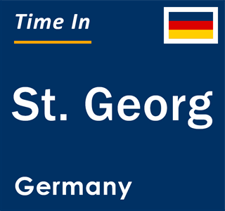 Current local time in St. Georg, Germany