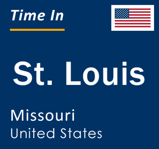 Current local time in St. Louis, Missouri, United States