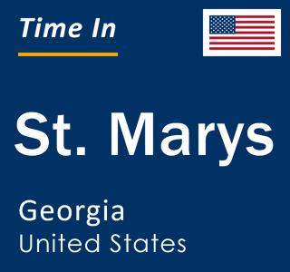 Current local time in St. Marys, Georgia, United States