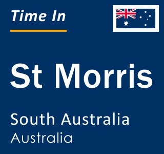 Current local time in St Morris, South Australia, Australia