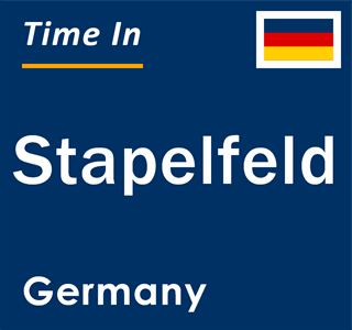 Current local time in Stapelfeld, Germany