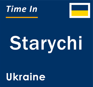 Current local time in Starychi, Ukraine