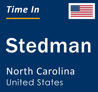 Current local time in Stedman, North Carolina, United States