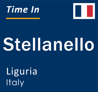 Current local time in Stellanello, Liguria, Italy