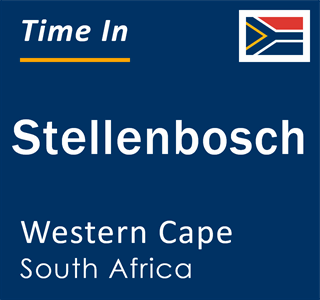 Current local time in Stellenbosch, Western Cape, South Africa