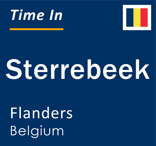 Current local time in Sterrebeek, Flanders, Belgium