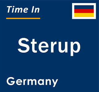 Current local time in Sterup, Germany