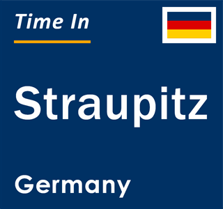 Current local time in Straupitz, Germany