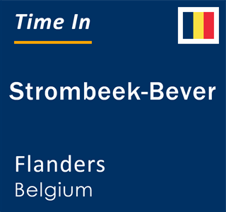 Current local time in Strombeek-Bever, Flanders, Belgium