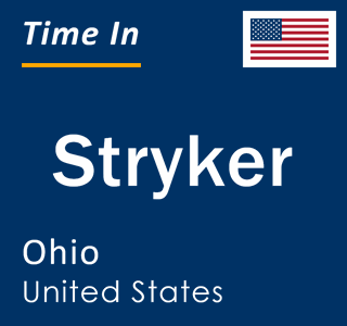 Current local time in Stryker, Ohio, United States