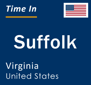 Current local time in Suffolk, Virginia, United States