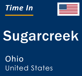 Current local time in Sugarcreek, Ohio, United States