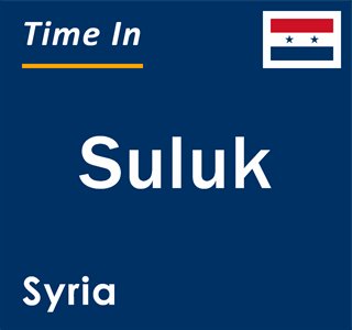 Current local time in Suluk, Syria