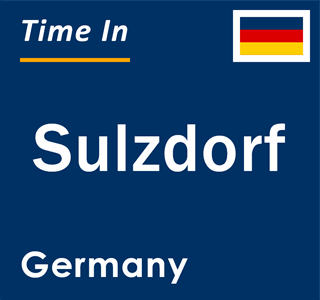 Current local time in Sulzdorf, Germany