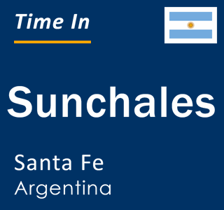 Current local time in Sunchales, Santa Fe, Argentina