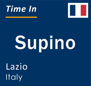 Current local time in Supino, Lazio, Italy