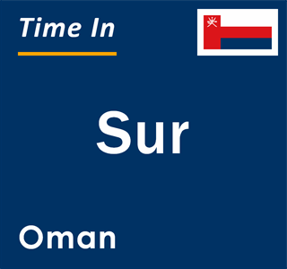 Current local time in Sur, Oman