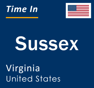 Current local time in Sussex, Virginia, United States