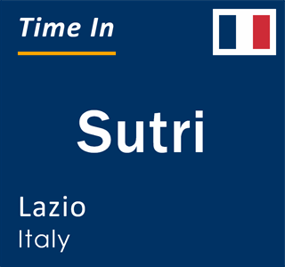 Current local time in Sutri, Lazio, Italy