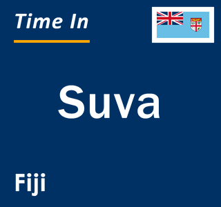 Current local time in Suva, Fiji