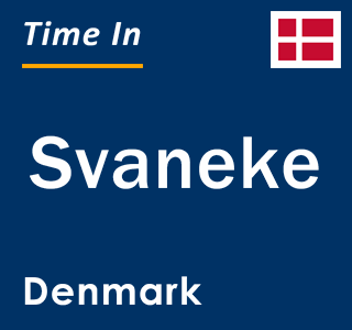 Current local time in Svaneke, Denmark