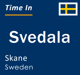 Current local time in Svedala, Skane, Sweden