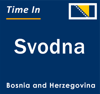 Current local time in Svodna, Bosnia and Herzegovina