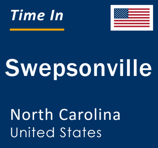 Current local time in Swepsonville, North Carolina, United States