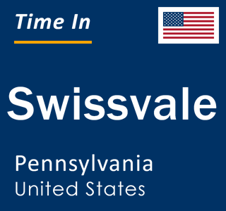 Current local time in Swissvale, Pennsylvania, United States