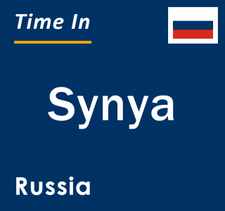 Current local time in Synya, Russia