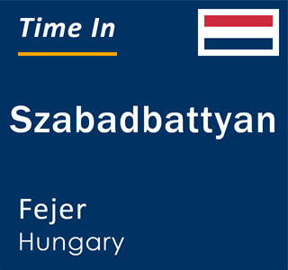 Current local time in Szabadbattyan, Fejer, Hungary