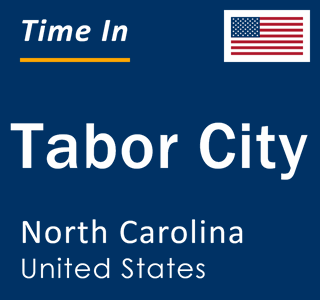 Current local time in Tabor City, North Carolina, United States