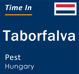 Current local time in Taborfalva, Pest, Hungary