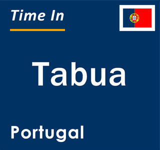 Current local time in Tabua, Portugal