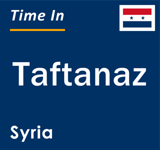 Current local time in Taftanaz, Syria