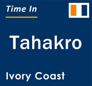 Current local time in Tahakro, Ivory Coast