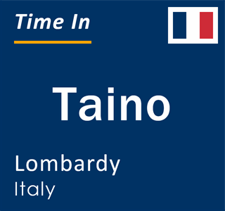 Current local time in Taino, Lombardy, Italy